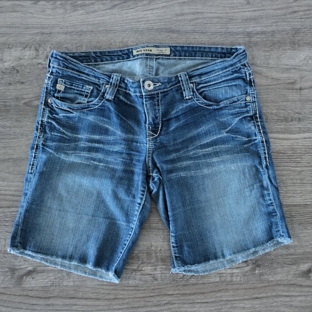 Big Star Casey Low Rise Denim Stretch Jean Shorts - Women's 31